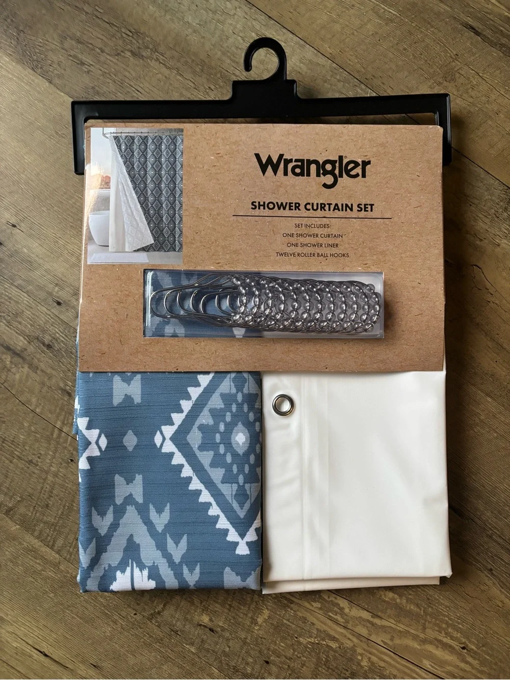 Nwt Wrangler Shower Curtain Set